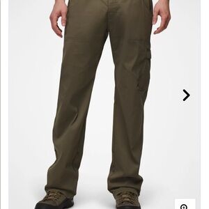 Men’s Prana pants, 36x32, green.